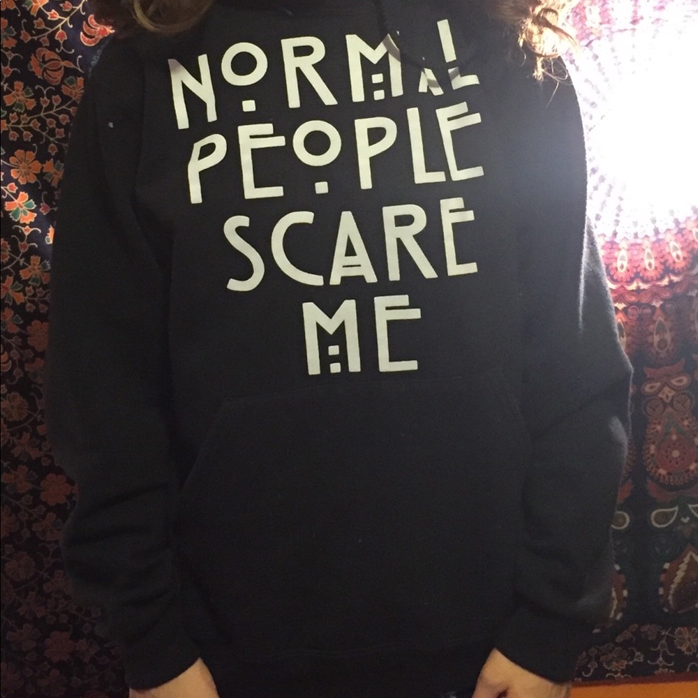American HorrorStory Normal People Scare Me Hoodie